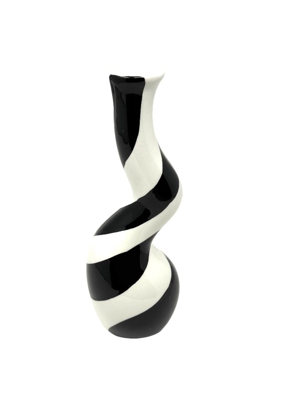 Target Bullseye's Playground Halloween Black White Swirl Ceramic Novelty Vase